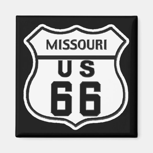 MO US ROUTE 66 MAGNEET (Voorkant)