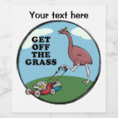 Moa NZ Bird Wijn Etiket (Enkel label)