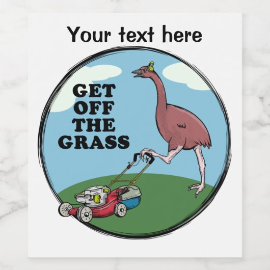 Moa NZ Bird Wijn Etiket (Enkel label)