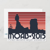 Moab 2015 Briefkaarten - rood (Voorkant / Achterkant)