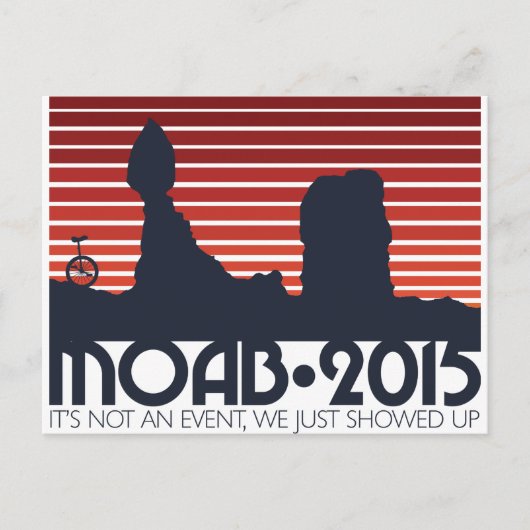 Moab 2015 Briefkaarten - rood (Voorkant)