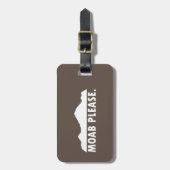 Moab alsjeblieft bagagelabel (Voorkant verticaal)
