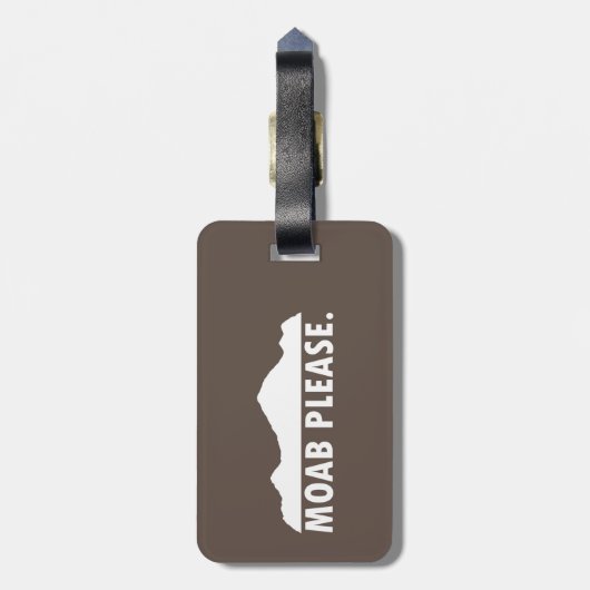 Moab alsjeblieft bagagelabel (Achterkant verticaal)