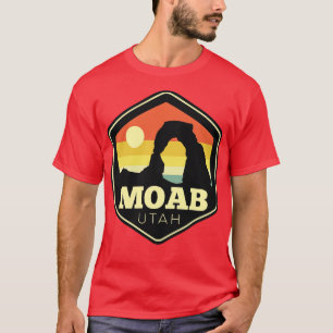 Moab Arches Hexagon Outdoor Badge T-shirt