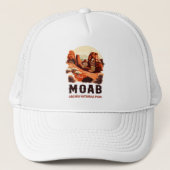 Moab Arches National Park Utah Delicate Arch Retro Trucker Pet (Voorkant)