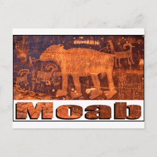 Moab Beer Petroglyph Briefkaart