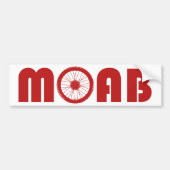 Moab (Bike Wheel) Bumpersticker (Voorkant)
