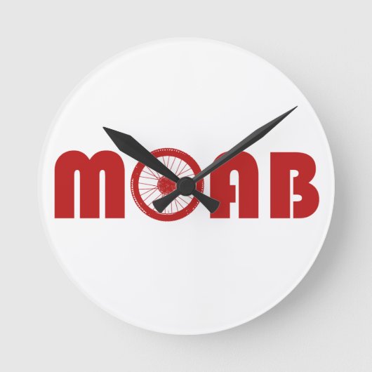 Moab (Bike Wheel) Ronde Klok (Voorkant)