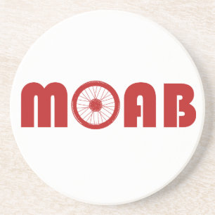 Moab (Bike Wheel) Zandsteen Onderzetter