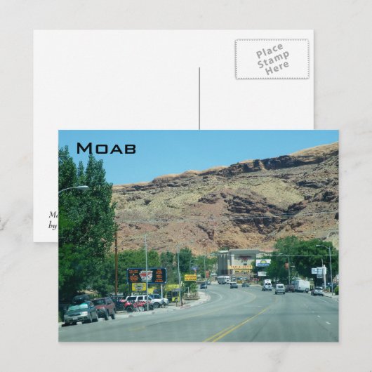 Moab Briefkaart (Voorkant / Achterkant)