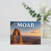 Moab Delicate Arch Woestijn Landschap Briefkaart (Staand voorkant)