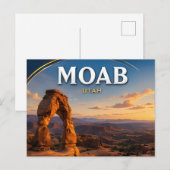 Moab Delicate Arch Woestijn Landschap Briefkaart (Voorkant / Achterkant)