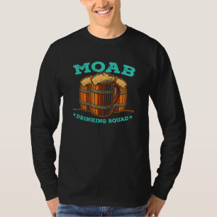 Moab Drink Squad Utah Homebrouwerij Ut Brewery Al T-shirt