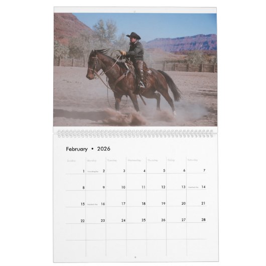 Moab Horses Kalender (Feb 2026)