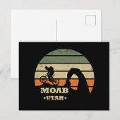 Moab mtb mountainbiking feestdagenkaart (Voorkant / Achterkant)