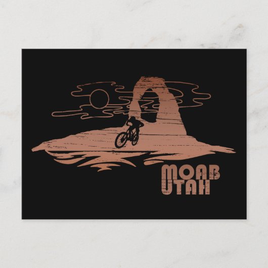 Moab mtb mountainbiking feestdagenkaart (Voorkant)