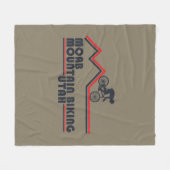 Moab mtb mountainbiking fleece deken (Voorkant (Horizontaal))
