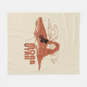 Moab mtb mountainbiking fleece deken (Voorkant (Horizontaal))