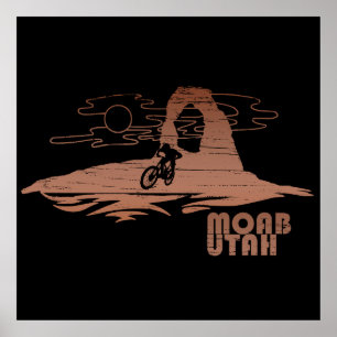 Moab mtb mountainbiking poster