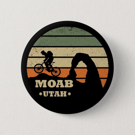 Moab mtb mountainbiking ronde button 5,7 cm (Voorkant)