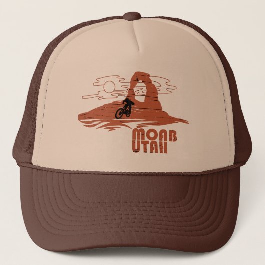 Moab mtb mountainbiking trucker pet (Voorkant)