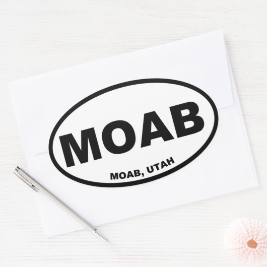 MOAB OVALE STICKER (Envelop)