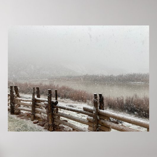 Moab Snow Poster (Voorkant)