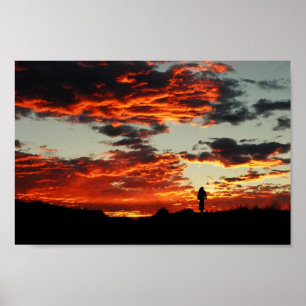  Moab Sunset Poster