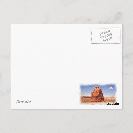 Moab, UT briefkaart (Achterkant)