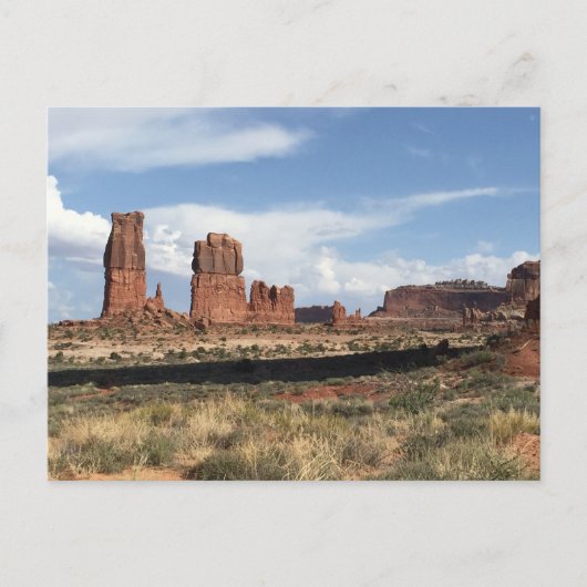 Moab, UT-landschap Briefkaart (Voorkant)