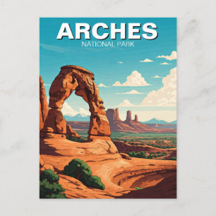 Moab Utah Arches Nationaal Park Delicate Arch Briefkaart