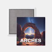 Moab Utah Arches Nationaal Park Melkweg Magneet (Voorkant / Achterkant)