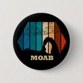 Moab Utah Arches nationaal park Ronde Button 5,7 Cm (Voorkant)