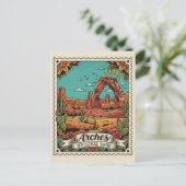 Moab Utah Arches National Park Briefkaart (Staand voorkant)