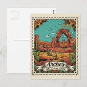 Moab Utah Arches National Park Briefkaart (Voorkant / Achterkant)