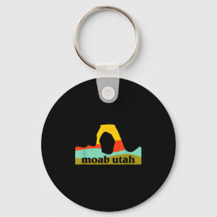 Moab utah arches national park minimalistisch embl sleutelhanger