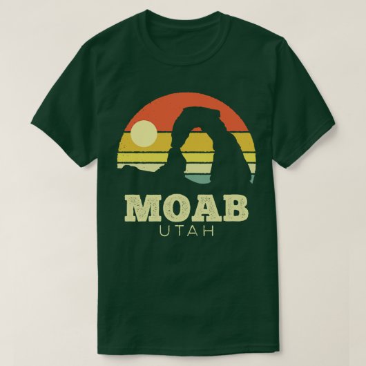 Moab Utah Arches Zonsondergang T-shirt (Design voorkant)