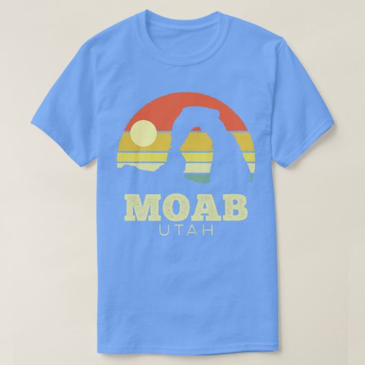 Moab Utah Arches  Zonsondergang T-shirt (Design voorkant)