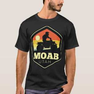 Moab Utah ATV Sunset Hexagon T-shirt
