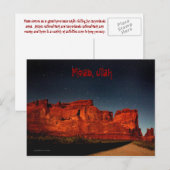 Moab, Utah Briefkaart (Voorkant / Achterkant)