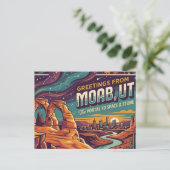 Moab Utah Briefkaart (Staand voorkant)
