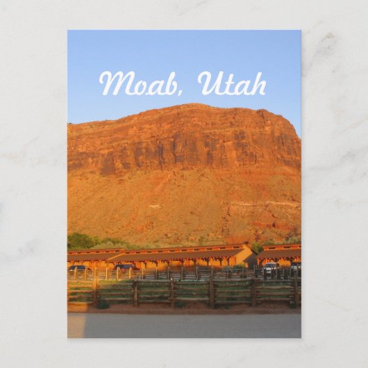 Moab, Utah Briefkaart (Voorkant)