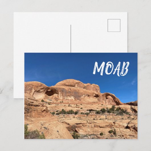 Moab Utah Briefkaart (Voorkant / Achterkant)