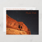 Moab Utah Briefkaart (Voorkant / Achterkant)