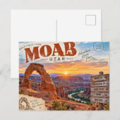Moab, Utah Briefkaart (Voorkant / Achterkant)
