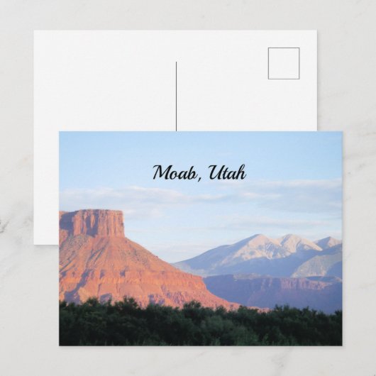 Moab, Utah Briefkaart (Voorkant / Achterkant)