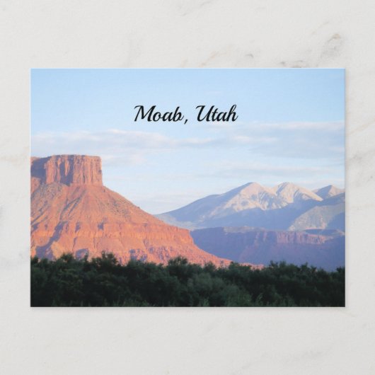 Moab, Utah Briefkaart (Voorkant)