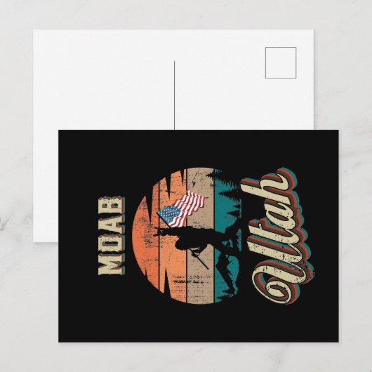 Moab Utah Briefkaart (Voorkant / Achterkant)