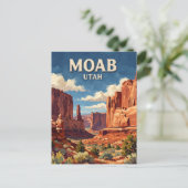 Moab Utah Briefkaart (Staand voorkant)