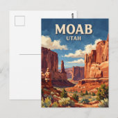 Moab Utah Briefkaart (Voorkant / Achterkant)